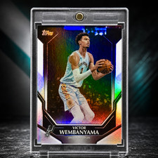 Victor Wembanyama Rare Black Refractor Topps 2026 Spurs Mint NBA Investment Card
