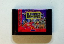 Dr. Robotnik's Mean Bean Machine Sega Genesis Video Game Puzzle Retro