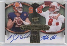 2013 Quantum Monumental Rookies Dual 20/25 Mike Glennon Ryan Nassib Auto k1f