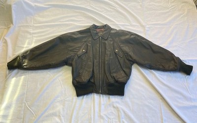 USED 80S HAI SPORTING GEAR ISSEY MIYAKE LEATHER JACKET ACCEPTABLE