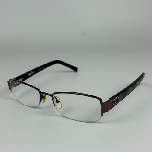 Oleg Cassini OC0326 Women Eyeglasses Semi-Rimless Frame Acetate 53-18-135mm