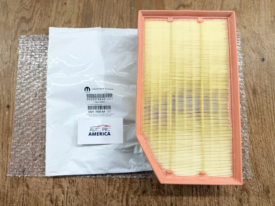 Engine Air Filter 2018-2026 Jeep Wrangler Gladiator 68257030AA MOPAR OEM NEW - Image 1 of 4