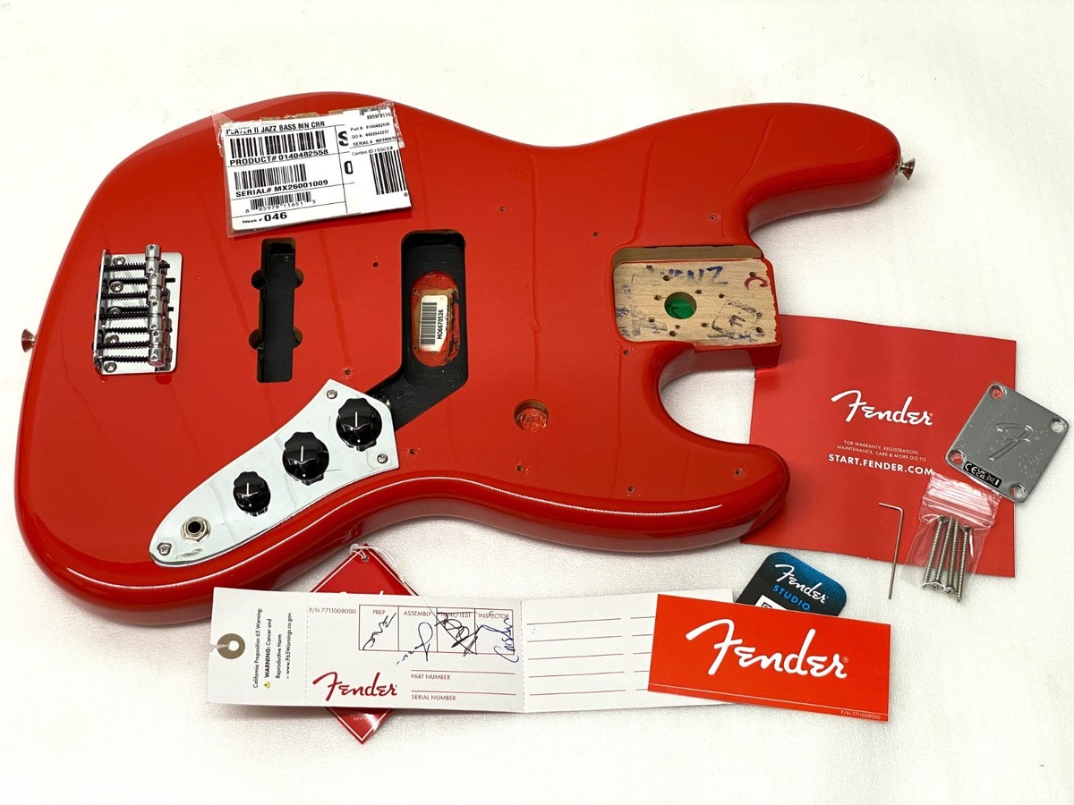 DING! Genuine Fender PLAYER II SERIES Jazz J Bass ALDER BODY