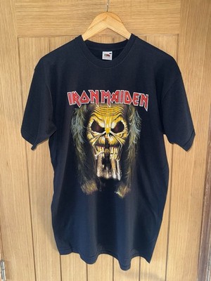 Iron Maiden Mittelfinger Musik T-Shirt Größe L
