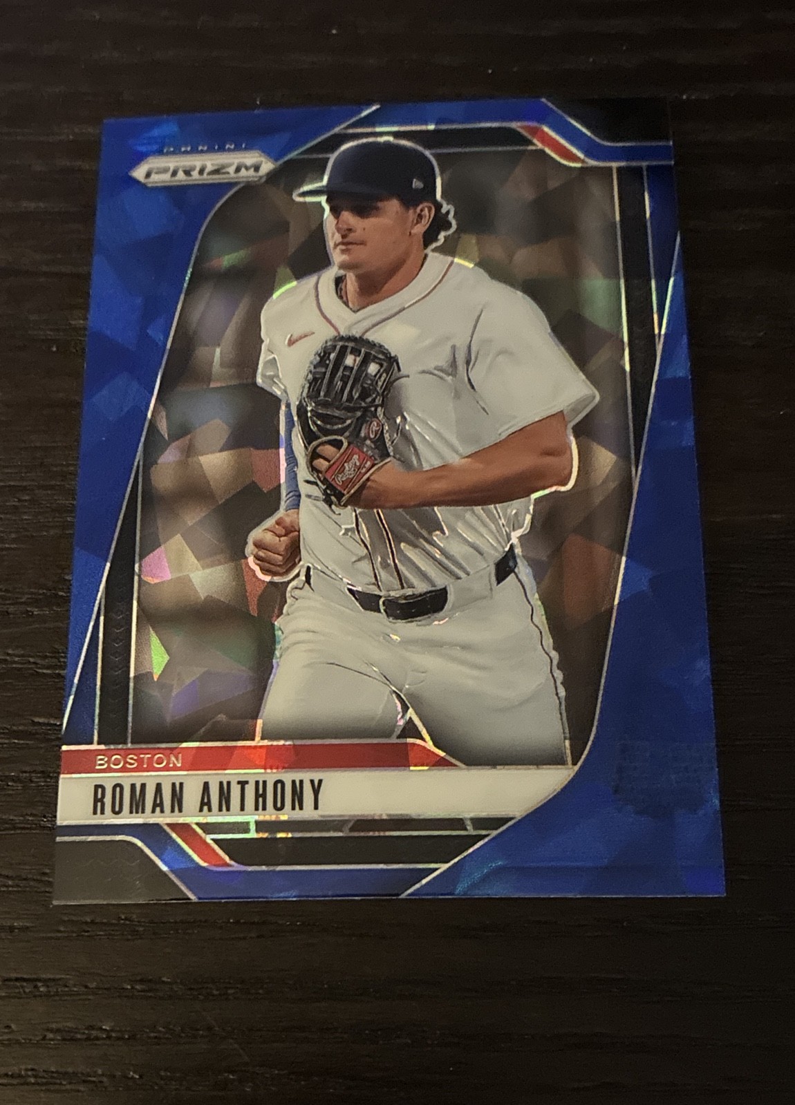 2025 Panini Prizm - Roman Anthony, Roman Anthony #266 Blue Ice Prizm (RC)