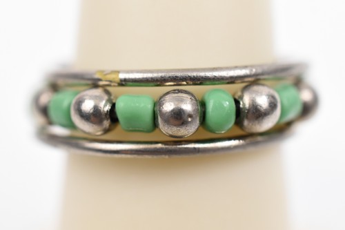 Lot of 6 Southwestern Silver Plate Dangle Earrings & Assorted Rings in Styles - Picture 6 of 24