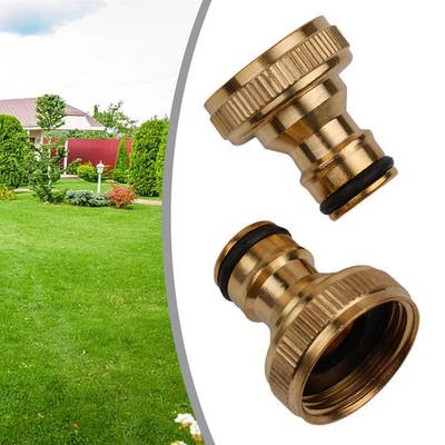 Brass Garden Faucet Hose Tap Water Adapter Connector Fitting 3/4'' to 1/2'' INCH f