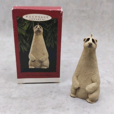 Hallmark Andenken Eisbär Lou Rankin Eisbär Christbaumschmuck 1992