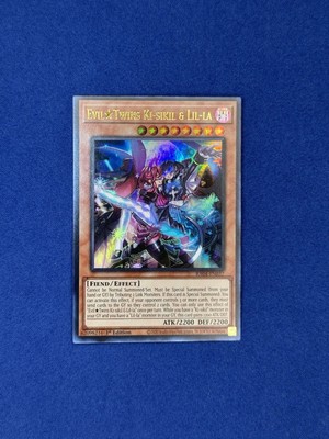  NM+ EVIL TWINS KI-SIKIL & LIL-LA (UR - Ultra Rare) 1st Ed Yugioh - RA04-EN037