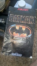 Batman The Video Game Sunsoft Sega Genesis MANUAL ONLY