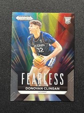Donovan Clingan #23 2024 Panini Prizm Draft Picks Fearless RC Trailblazers