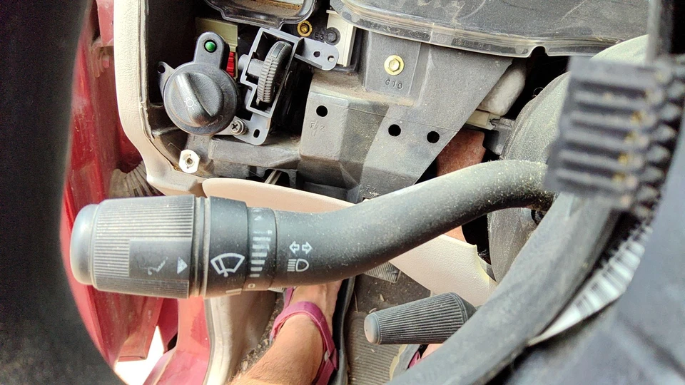 1999-01 Mazda B2500 переключатель указателя поворота стеклоочиститель колонка рычаг управления оригинальный - Изображение 2 из 4