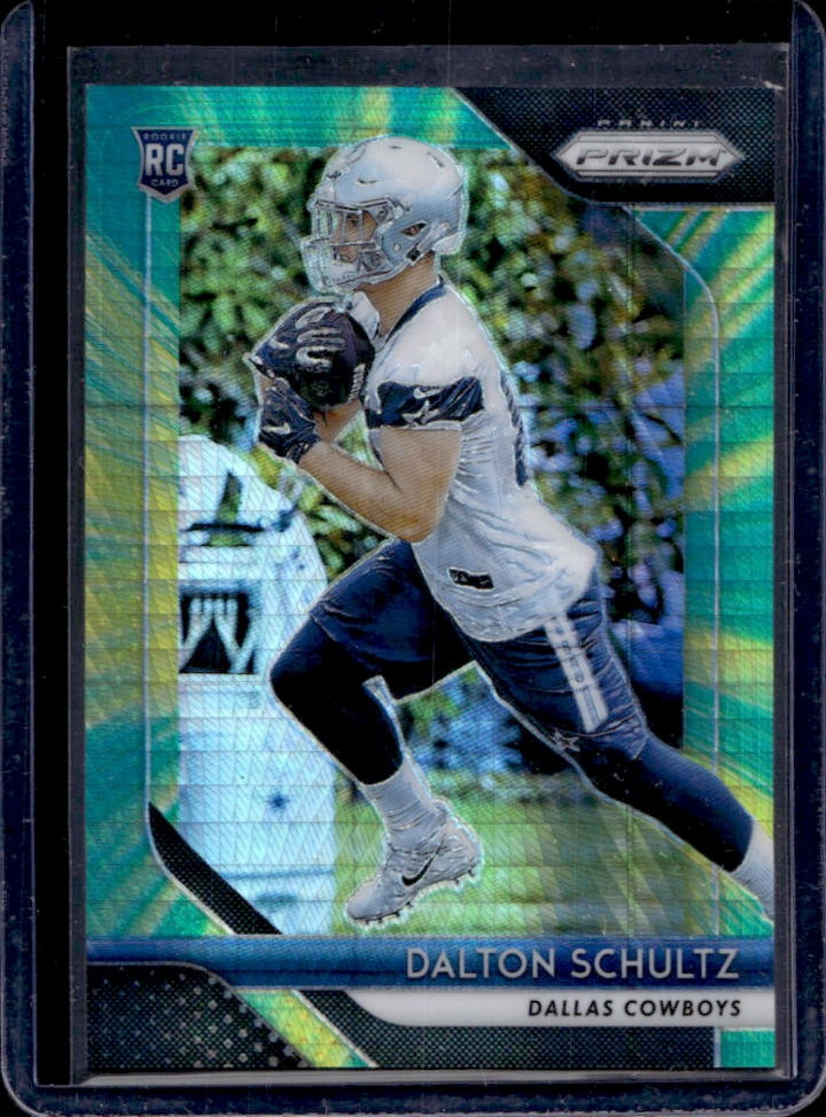 2018 Prizm Dalton Schultz RC Hyper Rookie #266/275 Cowboys