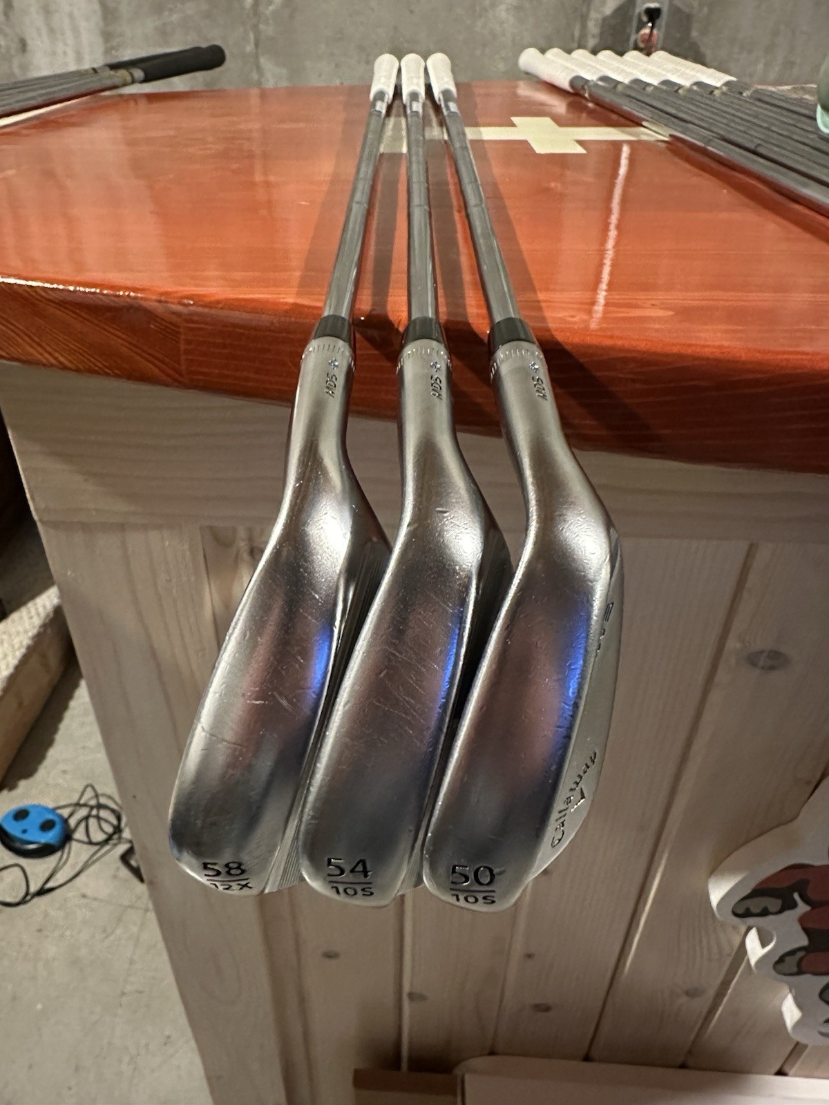 Callaway MD5 Jaws Chrome Wedge Set - 50/10/S, 54/10/S, 58/12