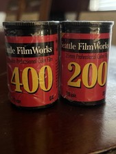 2 Rolls Of 35 Mm Film 400 And 200 - Sealed - Use by 2001 -Seattle Film Works