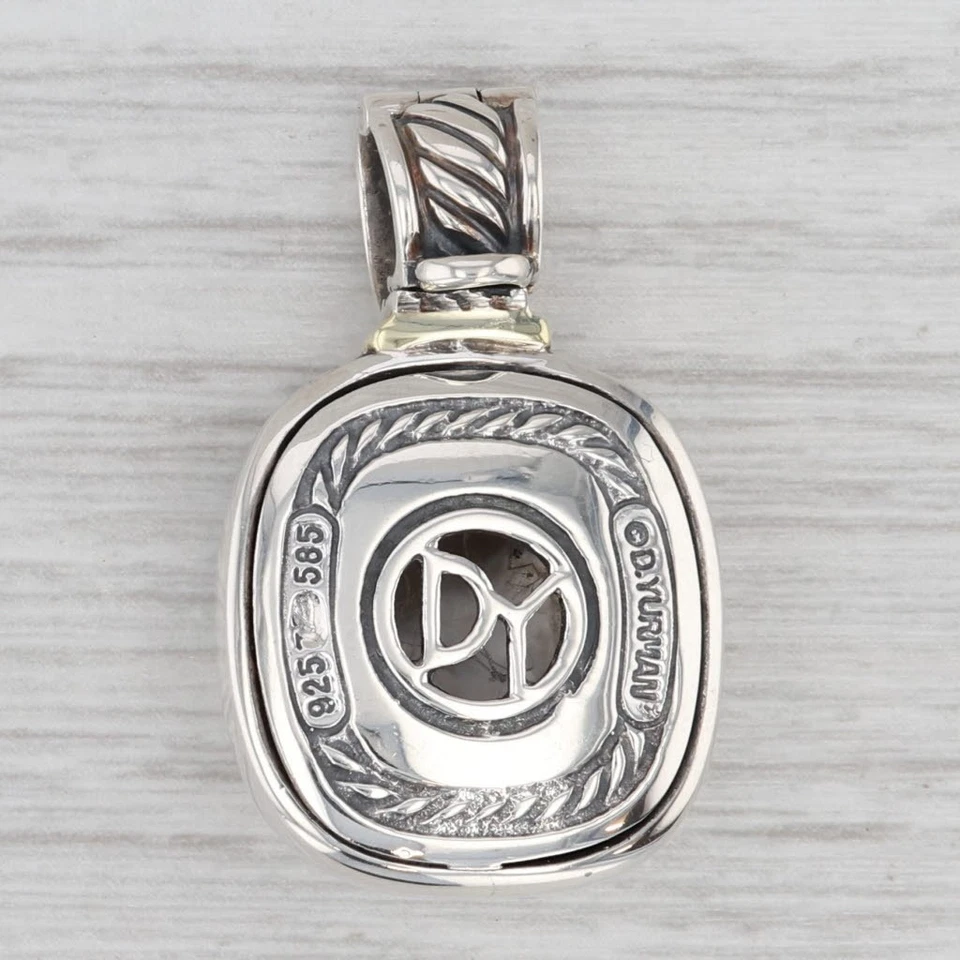 Кулон Yurman Albion Mabe из чистого серебра с жемчугом кабошоном золото 14 карат - Изображение 2 из 4