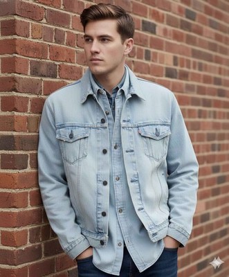 Levi's PremiumTrucker Jacket Size Men s Medium.