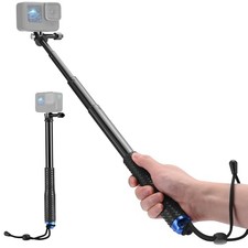 Underwater Selfie Stick for GoPro 93cm Waterproof Extension Pole with 3-Section
