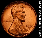 1956-D Lincoln Wheat Cent- Red Choice Gem Brilliant Uncirculated Luster #i3617