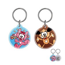 QR Code Dog Tags Personalized 2-Pack for Dogs  Cats   Real-time Scan Aler