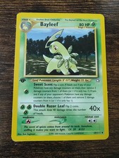 pokemon card bayleef Bayleef 71/165 Reverse Holo Pokemon Card Near Mint main image 1