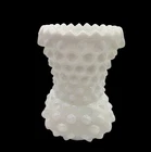 Vintage Fenton White Milk Glass Hobnail Toothpick Holder 2.5"