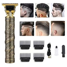 Men Professional Hair Clipper Set Rechargeable Hair Trimmer&Accessories Digital