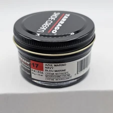 Tarrago Shoe Polish # 17 Navy Cream Leather Protector 1.76 oz. 50ml Boot