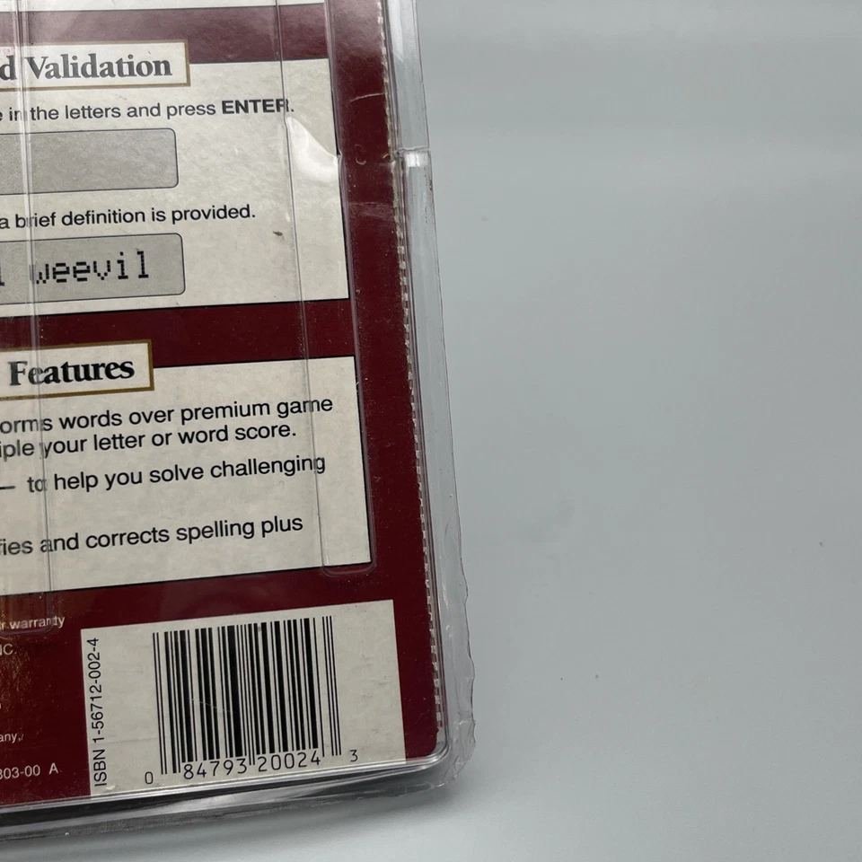 Franklin официальный Scrabble игроков словарь SCR-30 1992-запечатанный - Изображение 4 из 4