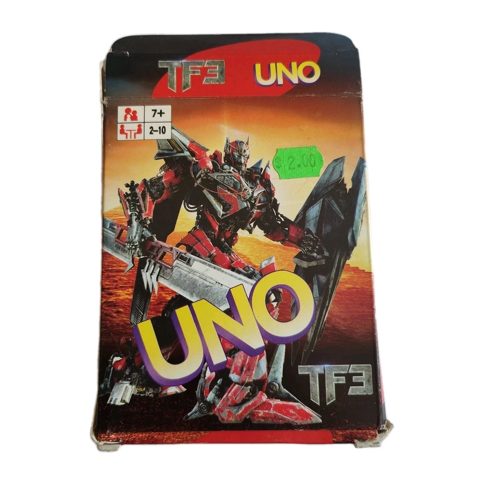 Transformers Uno Card Game TF3 2003 Vintage 2 Pack Set Good Condition Rare - Image 2 of 4