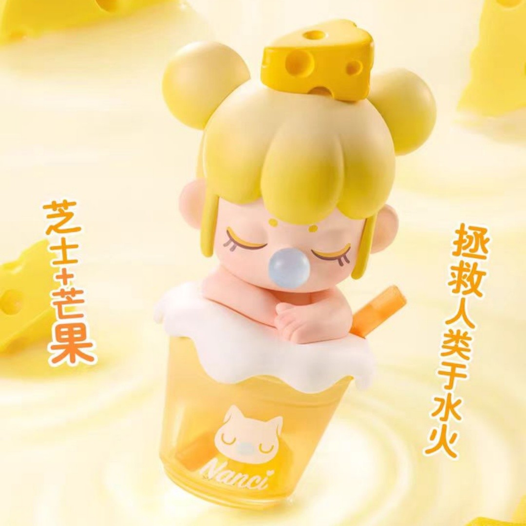 Rolife Baby Nanci Milk Tea Series Confirmed Blind Box Figure Art