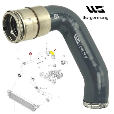LLS  Ladeluftschlauch für NISSAN NV 400 2.3 dCi 1446300Q2L oben