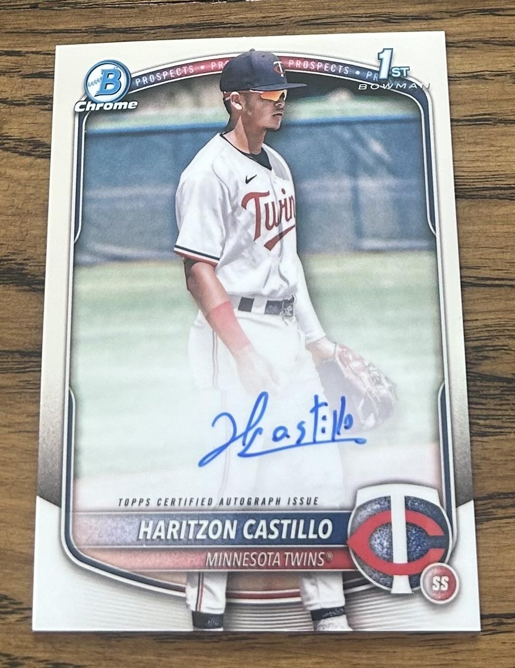 2025 Bowman Chrome #CPA-HC Haritzon Castillo Prospect Auto
