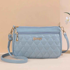 Women Embroidery Messenger Bag Leather Handbag Ladies Shoulder Purse Hairball