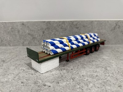 Corgi - Plastic Pipe/Tube Truck & Trailer Load - 1:50 Scale/Code 3 - Mint/New
