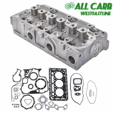 Complete Cylinder Head With Valves & Full Gasket Kit For Kubota RTV900 D902