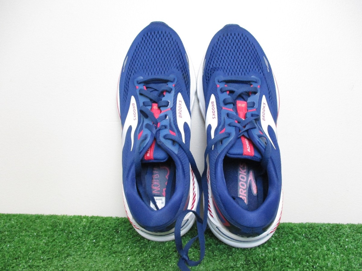 Brooks Adrenaline GTS 23 Shoes Womens 10 Blue Raspberry White Road