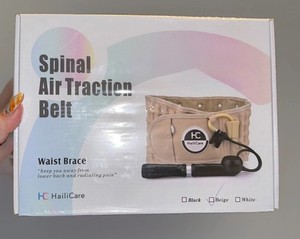 Hali Care Spinal Air Traction Belt Waist Brace New In Box