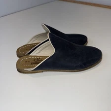 Womens Sabah Babas Mules Slipper Blue US 5-5.5 / EU 37 Handmade Turkish Shoes