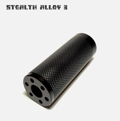 #ad #ad STEALTH ALLOY 3 Muzzle Brake for 1 2*28 5 8*24 GBB CNC Black $34.00