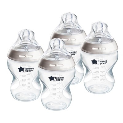 	Tommee Tippee Natural Start Anti-Colic Baby Bottles 9oz Pack of 4 0+ Months	