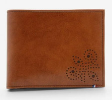 S.T. Dupont Line D Derby Brown Leather Wallet 8 Credit Cards 180172 0183 