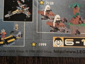 Vintage (1999) LEGO STAR WARS - Large Advertising Promo Poster - VERY RARE
