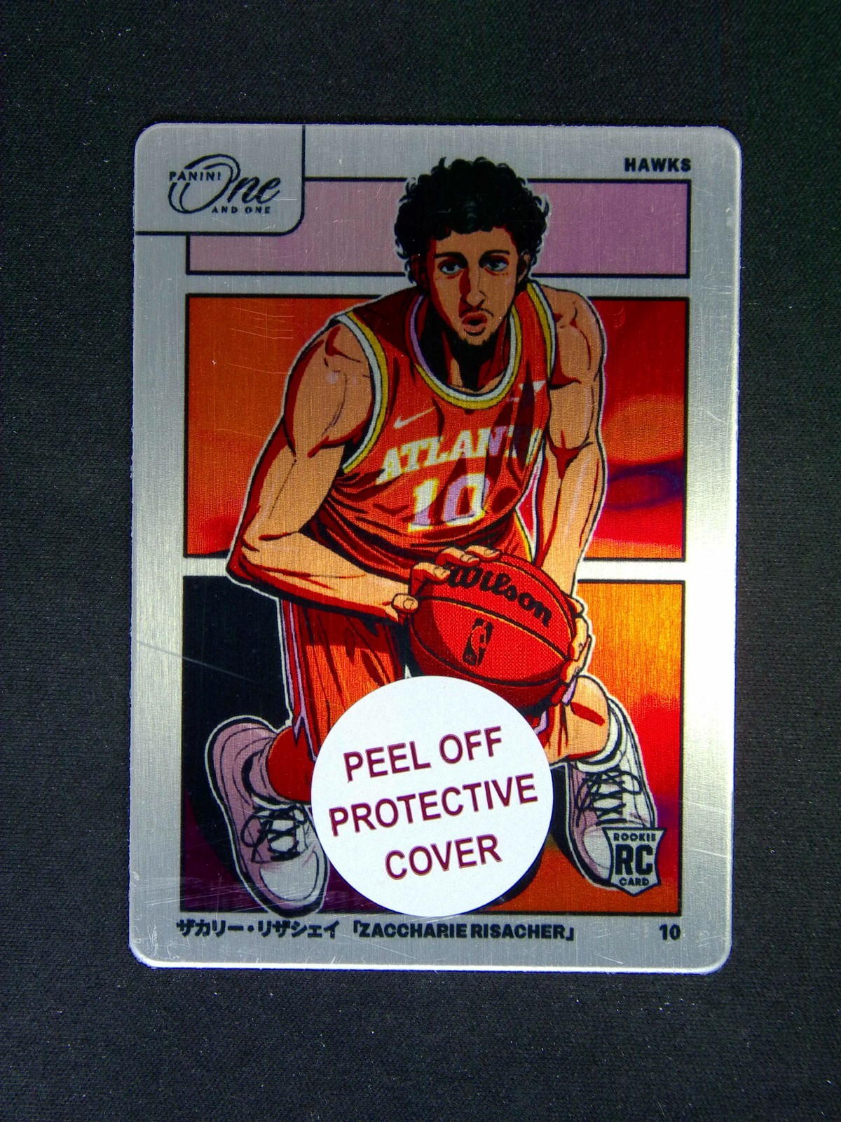 2024-25 Panini One and One Zaccharie Risacher RC Manga SSP