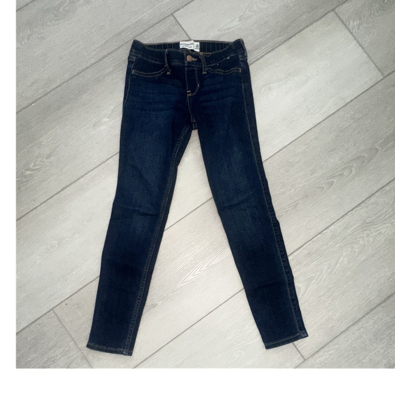Abercrombie Kids Girls Blue Pull-On Denim Style Size 7/8
