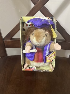 2003 NEW Gemmy Dancing Hamster Graduation Big Man On Campus Schools Out - Works