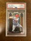 PSA 10 2021 Panini Prizm Stained Glass Mike Trout #SG-1
