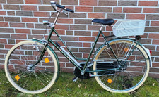 Gazelle Fahrrad Damen 70er,neue Teile,28 Zoll,Rahmen 57cm,grün,Oldtimer,Vintage