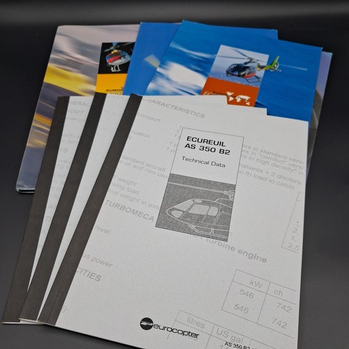 Eurocopter EC AS 350 B2 B3 EC130 B4 Ecureuil Helicopter Brochure Technical Data