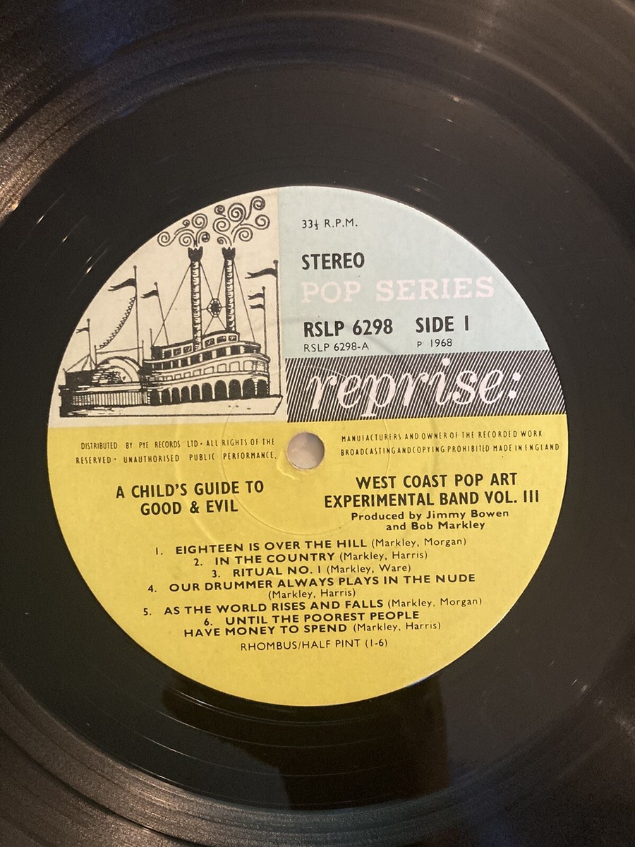 欧LP West Coast Pop Art Experimenta Vol. 3 - A Childs Guide To Good &amp; Evil MOVLP2874 Music On Vinyl 未開封 /00260 The West Coast Pop Art Experimental Band – Vol. 3 - A